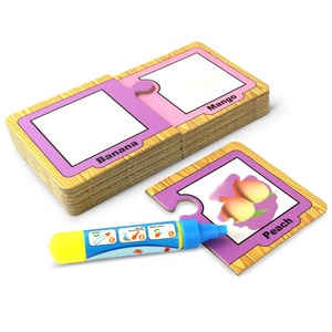 幼児の赤ちゃんのための落書きボードブックカード教育玩具ギフトを描く子供認知カード