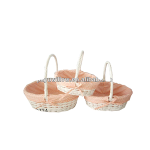 Shenniu — panier à cosmétiques en osier, superbe et Unique avec poignée - Product Image 1