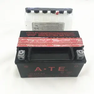 Chất Lượng Cao YTX7A-BS Xe Máy Pin 12V 7AH Bảo Trì Miễn Phí Cho 4 Bánh Xe Atv Shineray 250STXE