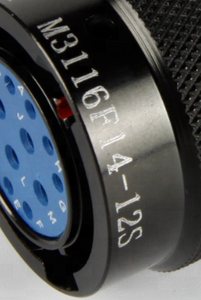 M3116F14-12S الألومنيوم الإناث و الذكور حربة كابل الطيران موصل - Product Image 4