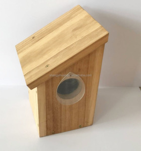 Jaulas para pájaros al por mayor, comedero para pájaros, casas de madera para pájaros se puede fijar con cámara - Product Image 2