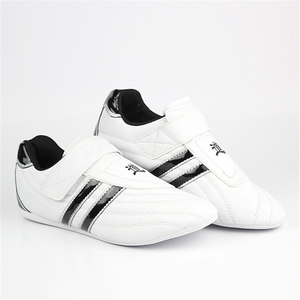 Chaussures de Taekwondo/Karaté WOOSUNG Tmenwondo, équipement d'entraînement de Taekwondo, chaussures de sport pour femmes, tissu en coton PU, caoutchouc, intérieur, 20 paires - Product Image 4