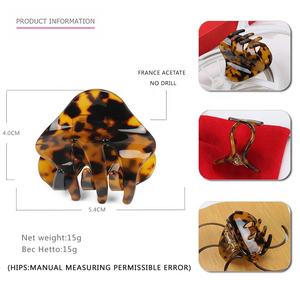 Groothandel Mode Vrouwen Haaraccessoires Hoge Kwaliteit Acetaat Haar Clips Koreaanse Stijl Eenvoudige Acetaat Haar Klauw - Product Image 4