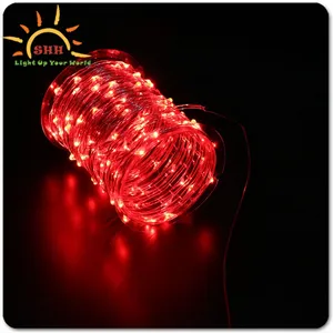 China Supplier Battery Operated Christmas decoration lights 33ft 10M 100 led copper wire string lights