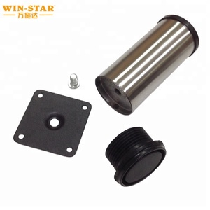 Winstar fabbrica diretta moderna in acciaio inox gamba regolabile <span class=keywords><strong>piedini</strong></span> <span class=keywords><strong>mobili</strong></span> <span class=keywords><strong>per</strong></span> alberghi in gomma nera ferro contemporaneo - Product Image 2
