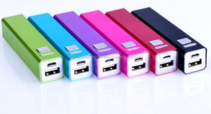 Forma de palo de aluminio <span class=keywords><strong>banco</strong></span> de la energía 2600mah 2200mah 2000mah cuadrado - Product Image 2