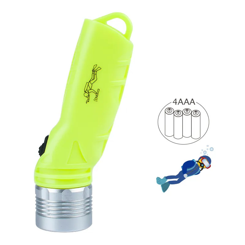 ABS waterproof diving torch light