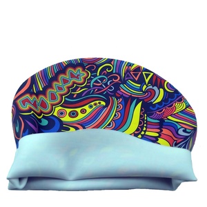 <span class=keywords><strong>Mystyle</strong></span> spécial d'impression de transfert de chaleur en silicone logo pour bonnets de bain - Product Image 4