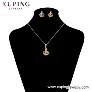 <span class=keywords><strong>Set</strong></span> 002 xuping Hollow piccola corona di trasporto libero insieme dei monili di zircon di disegno per i bambini - Product Image 6