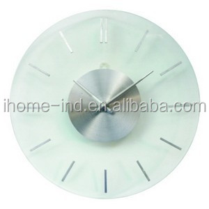 Regalos promocionales filp sobre en forma de pared de vidrio cerradura decorativo reloj de pared - Product Image 6