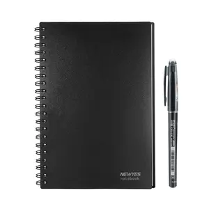 Newyes A4 Agenda Organizer Journal Erasable Notepad Reusable Dotted Notebook For School