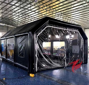 2026 taşınabilir boya kabini araba iş istasyonu şişme kullanılan ucuz boya stant çadırı - Product Image 4