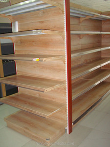 מדפי גונדולה פלדת צבע 2016 עץ בסגנון חדש/מדפי סופרמרקט - Product Image 5