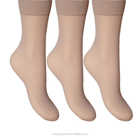 Chaussettes en nylon Hosiery Factory Chaussettes de cheville transparentes pour femmes