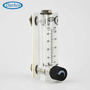Gemakkelijk Te Lezen 30lpm Ar Rotameter Flowmeter Acryl Co2 N2 O2 Gasstroommeter - Product Image 6