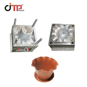 Direct Sale Custom round Plastic Injection Flower Pot Mould Low Cost and Hot Selling Steel Runner and Mould Base Included