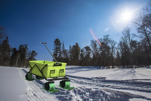 Chariot à main pliable d'hiver, traîneau à neige pour roues de plage de 7 pouces - Product Image 5