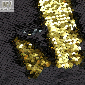 Nanyee Dệt Không Có Tối Thiểu Trong Kho Phổ Biến Thêu Sequin Áo Khoác Vải - Product Image 2