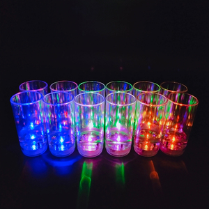 バーウェアLED点滅カップカラフルな50mlプラスチックショットグラスナイトクラブ用 - Product Image 2