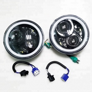 <span class=keywords><strong>2018</strong></span> Nueva Generación G2 G4 Super brillante 7 pulgadas alta baja y haz LED linterna para JEEP Wrangler con Ángel los ojos - Product Image 5