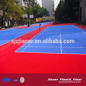 Enclavamiento azulejos PP piso de enclavamiento para el deporte los tribunales - Product Image 2