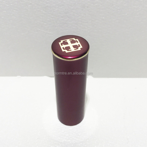 FAYE COSMETICS-tubo de lápiz labial de aluminio, redondo, vacío, personalizado, color rojo - Product Image 4