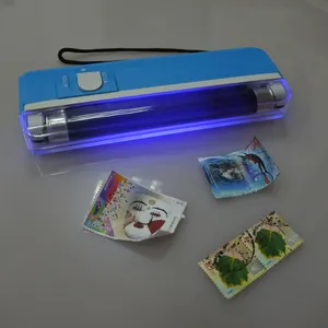 Rilevatore di francobolli di valuta falsa con torcia a luce nera UV portatile di fabbrica