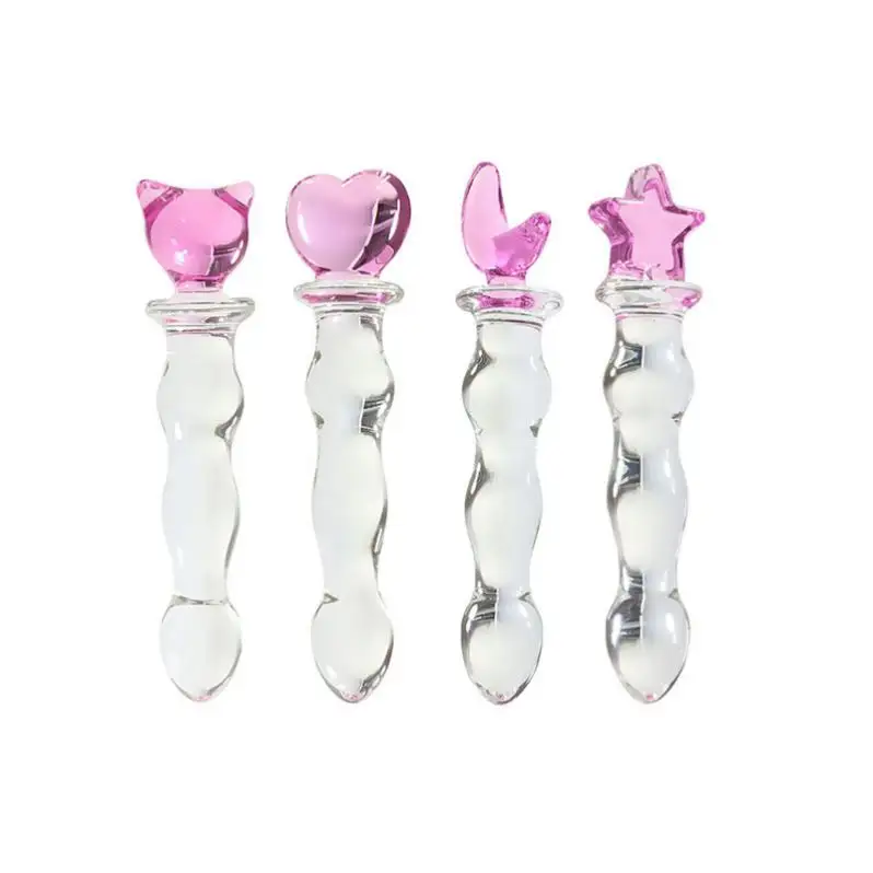 Free Custom Box - Factory Supply Handmade G-Spot Wizard Large Giant Glass Dildo Witht China Factory Low Price