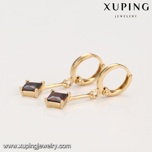 94686 light weight pendente geometrico modello di oro orecchino ad anello gioielli made in china - Product Image 5