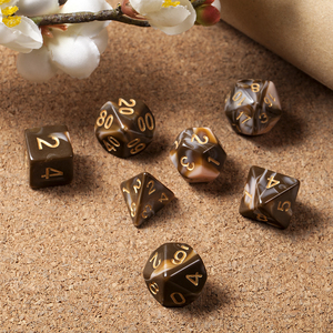 โรงงานขายส่ง Polyhedral DND <span class=keywords><strong>Dice</strong></span> <span class=keywords><strong>Set</strong></span> D4 D6 D8 D10 D12 <span class=keywords><strong>D20</strong></span> D % อะคริลิคเกมลูกเต๋าสำหรับดันเจี้ยนและมังกร