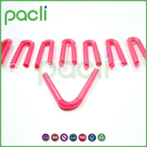 Pajitas <span class=keywords><strong>de</strong></span> Papel en Forma <span class=keywords><strong>de</strong></span> U, Reciclables, Impresas a Medida, <span class=keywords><strong>de</strong></span> Pulpa Mixta, <span class=keywords><strong>de</strong></span> Grado Alimenticio, en Cajas, para <span class=keywords><strong>Leche</strong></span>, Jugos y Otros - Product Image 4