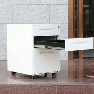 顶级供应商3抽屉钢金属移动文件基座橱柜家庭办公室使用A4文件存储移动橱柜移动文件 - Product Image 4