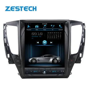 Zestech Màn hình thẳng đứng Tesla phong cách Android 12 12.1 inch Car DVD Player cho MITSUBISHI PAJERO đài phát thanh thể thao GPS navigation 2016 +