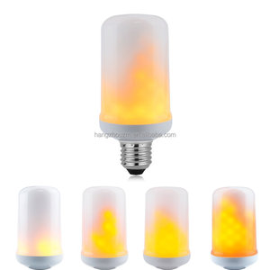 Bombillas LED de fuego con <span class=keywords><strong>efecto</strong></span> de <span class=keywords><strong>llama</strong></span>, 3 modos 12v creativo con lámparas de emulación parpadeantes, fuego de naturaleza simulado en linterna antigua - Product Image 3