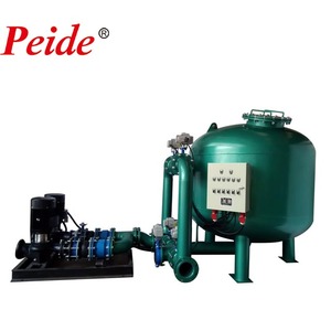 1000GPM Auto Terug Wassen Carbon Staal Quartz Zand Filter Tank Voor River Water Behandeling