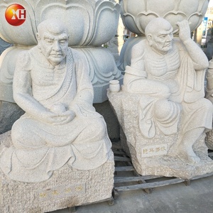Statua di Buddha con Design degli Ottoventi Arhats in Pietra Scolpita, Grande Formato Personalizzabile, Vendita Calda dalla Cina - Product Image 6