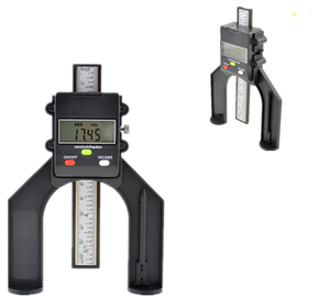 Calibre magnético de profundidade de mão, roteadores de mão digital lcd de 80mm