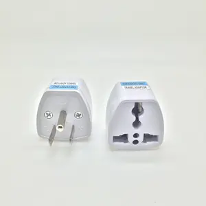 Universal EU UK AU to US AC Power Socket Plug Travel Charger Adapter Converter for United States Canada