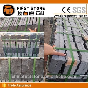 GCWB762 Tự Nhiên Tuyệt Đối Granite Đen Bên Ngoài Đá Kết Thúc Ốp Bảng Điều Chỉnh, Đá Bazan Tường Gạch Đá, Nấm Đá - Product Image 4