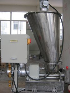 Alimentador de tornillo de tolva de acero inoxidable para alimentador automático de camarones de material de pellets de TPU PA - Product Image 2