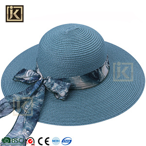 JAKIJAYI encargo baratos últimas verano floppy ala ancha <span class=keywords><strong>playa</strong></span> de la paja <span class=keywords><strong>del</strong></span> visera de sol de papel hecha damas sombreros - Product Image 2