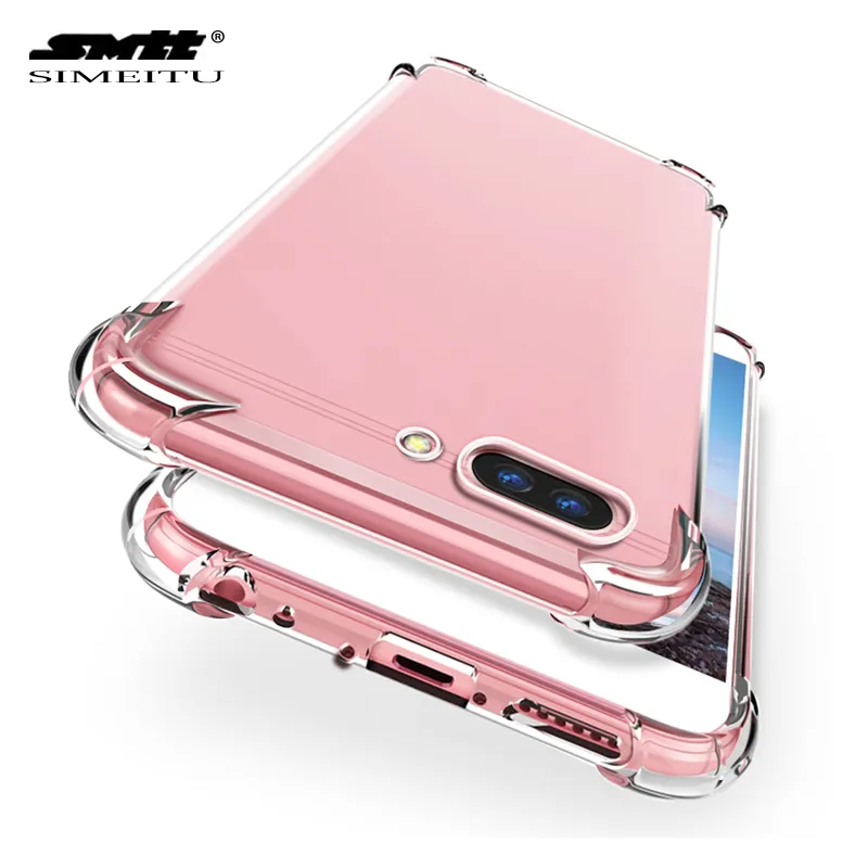 Wholesales Factory price cheap shockproof transparent back cover For Huawei Honor 10 lite mobile phone case