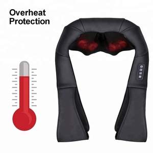 Luyao-masajeador eléctrico Shiatsu para cuello, hombros y espalda, cinturón de masaje con calor - Product Image 4