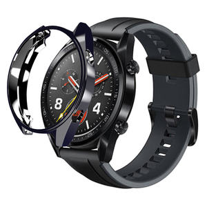 เคสกรอบซิลิโคนแบบนิ่มสำหรับ Huawei Watch GT /GT <span class=keywords><strong>2</strong></span>,เคสฝาครอบป้องกัน TPU ขนาด42มม. 46มม. - Product Image 1