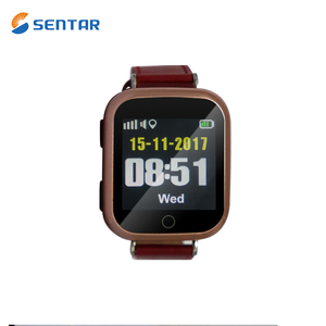 Tactile Écran OLED Tomber Détection <span class=keywords><strong>Alerte</strong></span> SOS Personnes Âgées <span class=keywords><strong>GPS</strong></span> Tracker Montre Smart Watch - Product Image 4