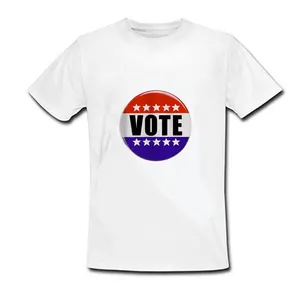 newest design custom cheap male promo election tshirt printing for Africa Philippines Nigeria Malawi