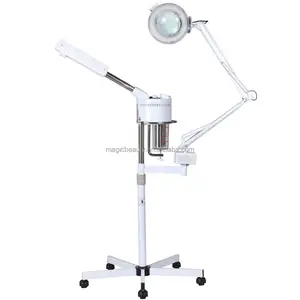Hot sell ozone steam sauna facial steamer with magnifying lamp for sale