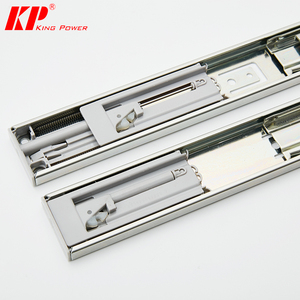 高さ45.5mmボールベアリング家具デスク引き出し用ソフト閉鎖スライド - Product Image 3