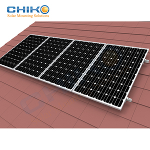4Kw hợp kim nhôm phẳng mái ngói năng lượng mặt trời Hệ thống kệ năng lượng mặt trời gắn Chân đế cho mái gắn - Product Image 6