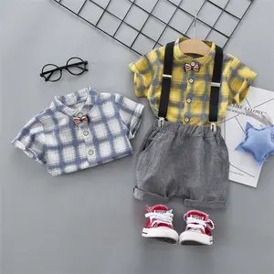 SS-708B erkek giyim bebek giyim seti ithalat giysileri çin fabrika fiyat çocuk giysileri çocuk